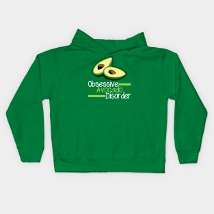 Funny Obsessive Avocado Disorder Kids Hoodie